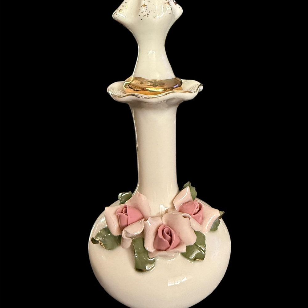 Vintage 1950’s Perfume Bottle with Stopper “Heirlooms of Tomorrow” 5.5” H - Picture 5 of 9